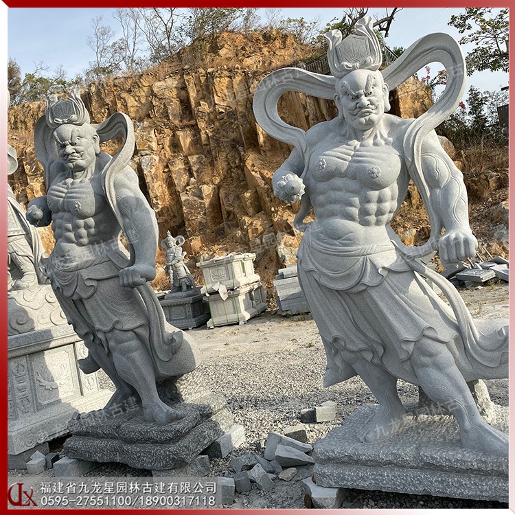 惠安石雕哼哈二將定做