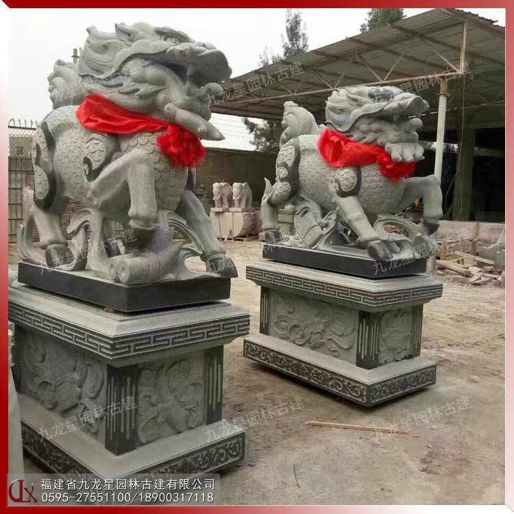 麒麟石雕價(jià)格 石雕麒麟多少錢 歡迎咨詢九龍星