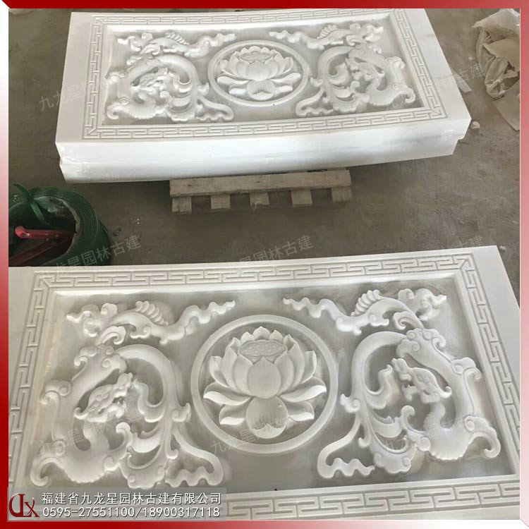 漢白玉欄桿圖片