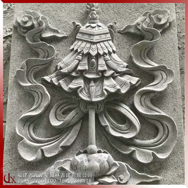 石雕八吉祥圖片