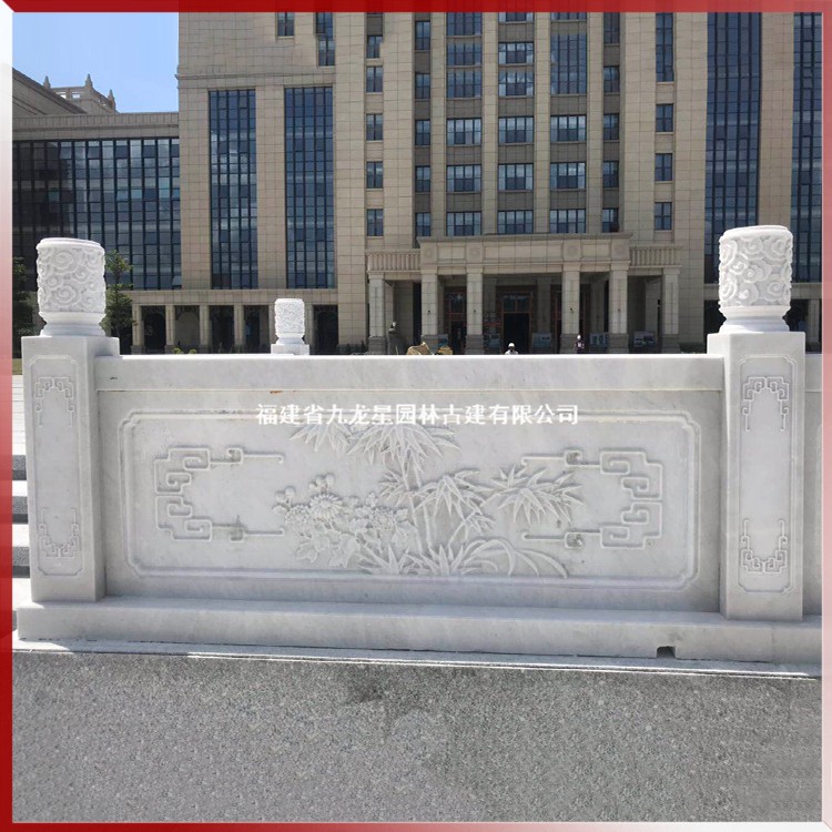 石雕升旗臺欄桿圖片