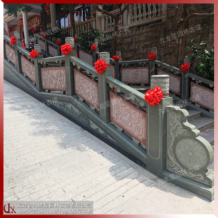 景區石雕欄桿圖片